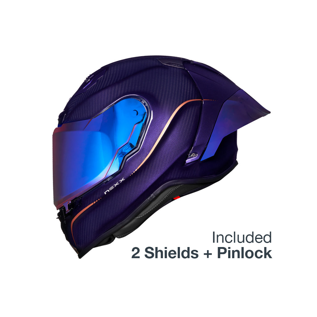 NEXX Helmet - X.R3R HAGIBIS CARBON / PURPLE