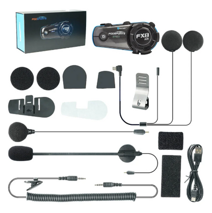 2x Intercoms Moto - Fodsports FX8 AIR - Bluetooth 5.0