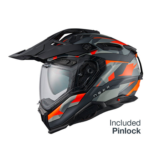 NEXX X.WED3 TRAILMANIA ORANGE GRIS MAT
