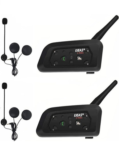2 x Moto Intercoms - EJEAS V6 Pro (1200m)