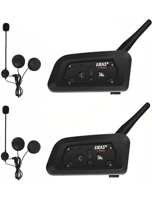 2 x Intercoms Moto - EJEAS V6 Pro (1200m)